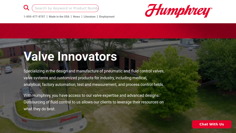 Valve Manufacturer & Distributor | Humphrey Products