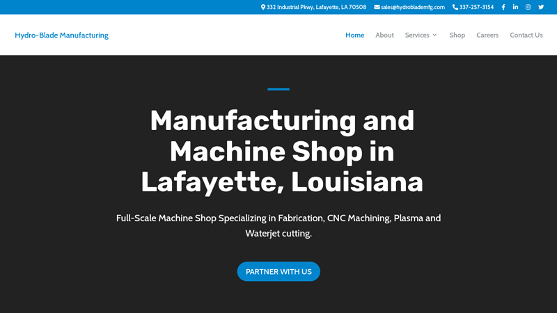 Hydro-Blade Manufacturing - Machine Shop in Lafayette, LA