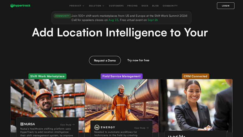 Add Location Intelligence to Your Shift Work Marketplace, Field Service Management and CRM