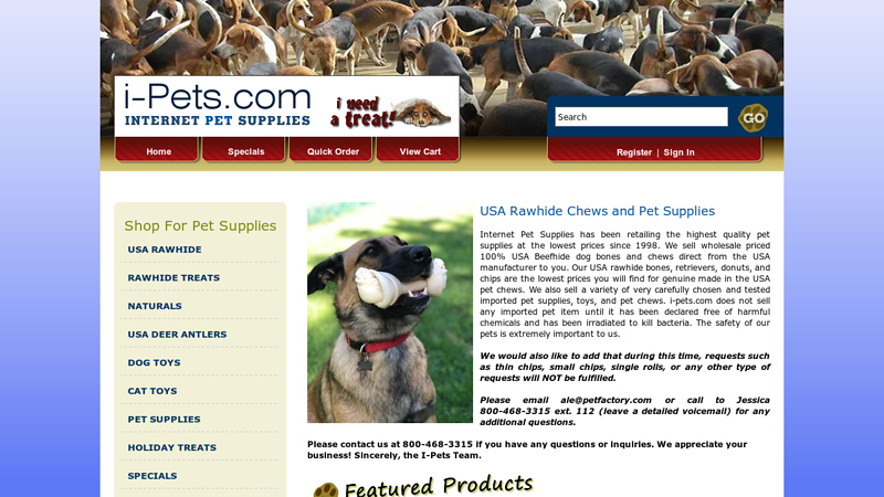 USA Rawhide Chews and Pet Supplies