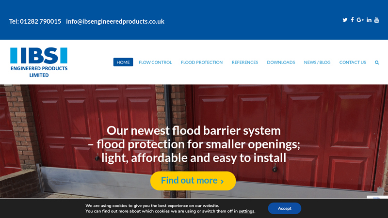 Flow Control | Flood Prevention | Flood Barrier Systems | UK - IBS Engineered Products