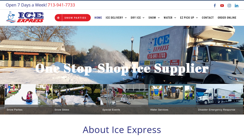 Ice Supplier Houston | Ice Express - Ice Express