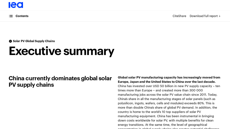 Image of Solar PV manufacturing capacity by component in China, 2021-2024