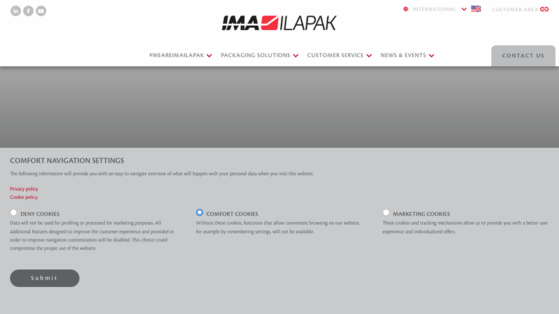 IMA Ilapak | IMA Ilapak - Packaging Machines, Horizontal flow wrappers and Vertical bagging machines, HFFS, VFFS , Weighers & Counting