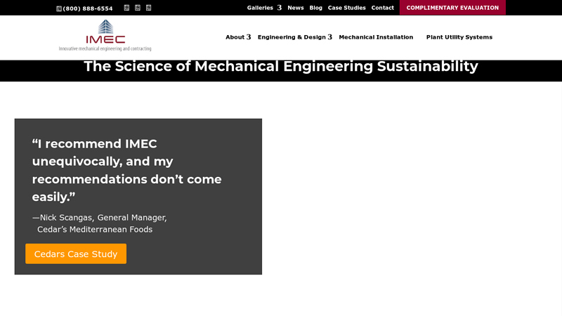 IMEC | Leaders in Mechanical Engineering Sustainability