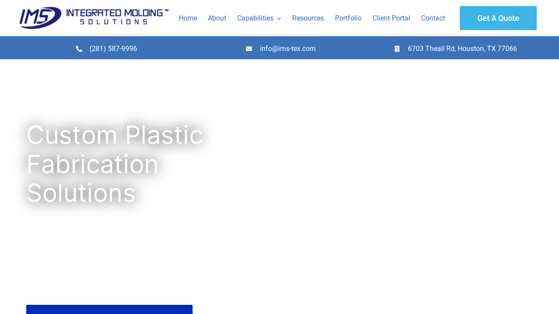 Plastic Fabrication Company - Integrated Molding Solutions