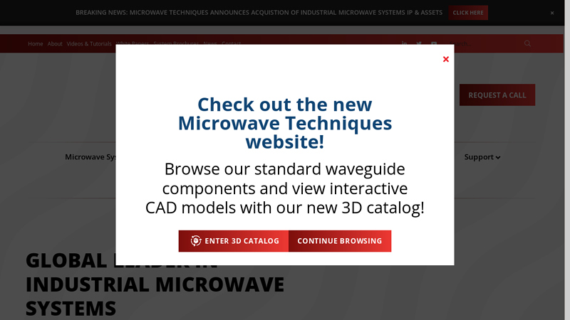 Industrial Microwave Systems | FMT Microwave Systems