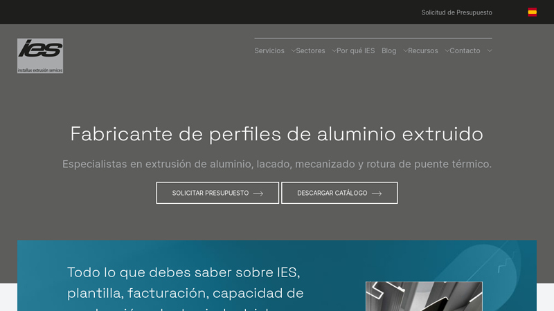 IES | Proveedor de aluminio para la construccin y la industria