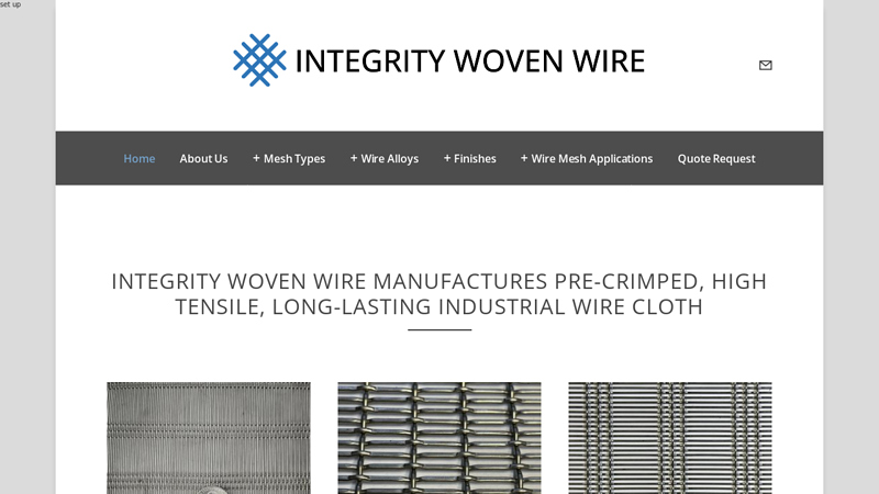 Integrity Woven Wire - Wire Cloth and Wire Mesh