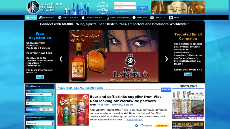 Wine and Spirits Distributors Importers in USA, China, UK, Japan, Germany, France