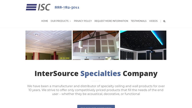 Specialty Ceiling and Wall Products - InterSource Specialties Co.