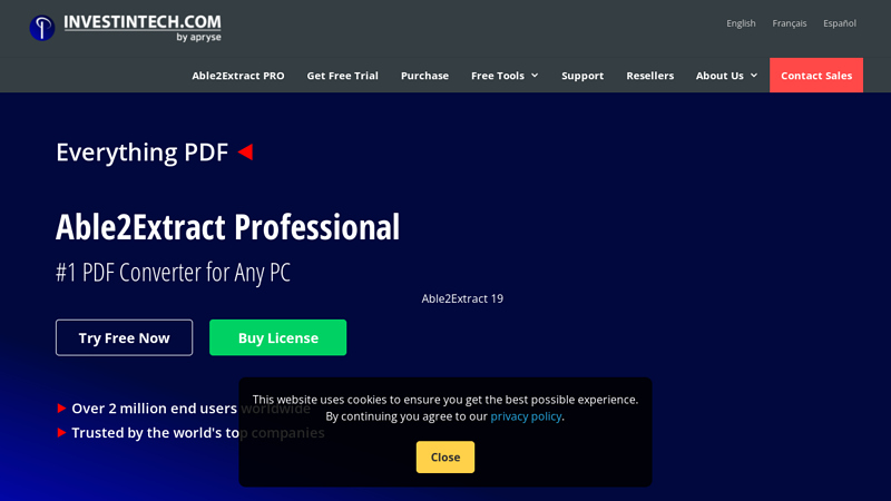 #1 PDF Converter for any PC | Able2Extract Pro