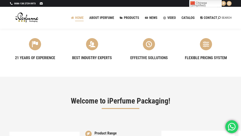 Design Perfume Bottle | Custom Perfume Bottle | iPerfume Packaging