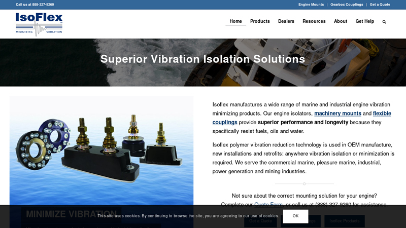 Isoflex Technologies - Vibration Dampening Solutions for Engines