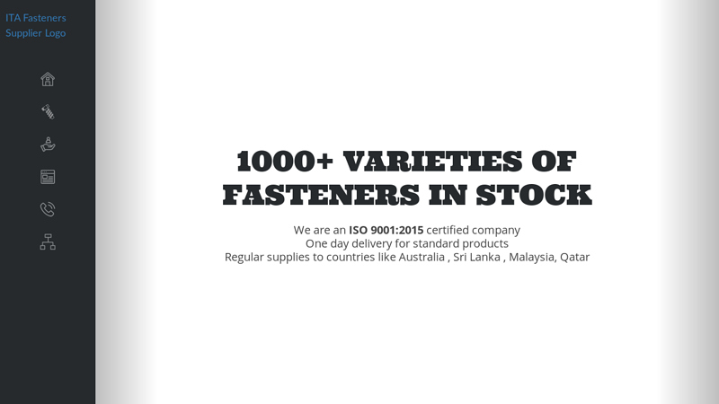 Leading Fasteners Manufacturer & Supplier Chennai | ITA Fasteners