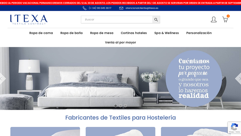 Itexa | Fabricantes de Textiles para Hostelera en Espa?a