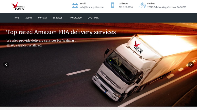 IWIN LOGISTICS Amazon Authorized Carrier Covering all FBA Nationwide locations