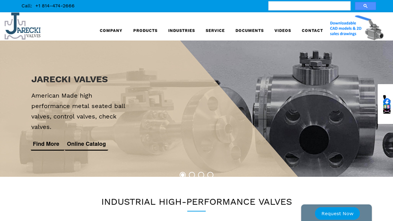 Industrial High-Performance Valves | Jarecki Valves