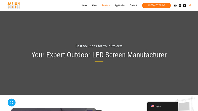 Image of Professional Outdoor LED Screen Manufacturer in China -JasionLED