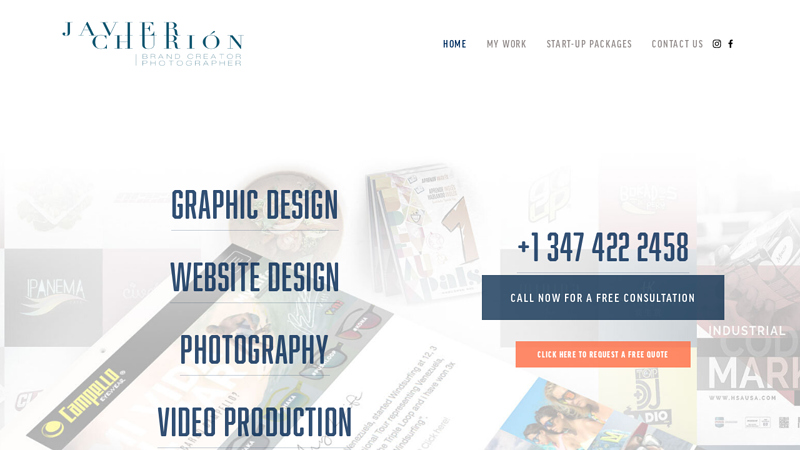 Javier Churion | Graphic Design | Logo | Websites | Marketing