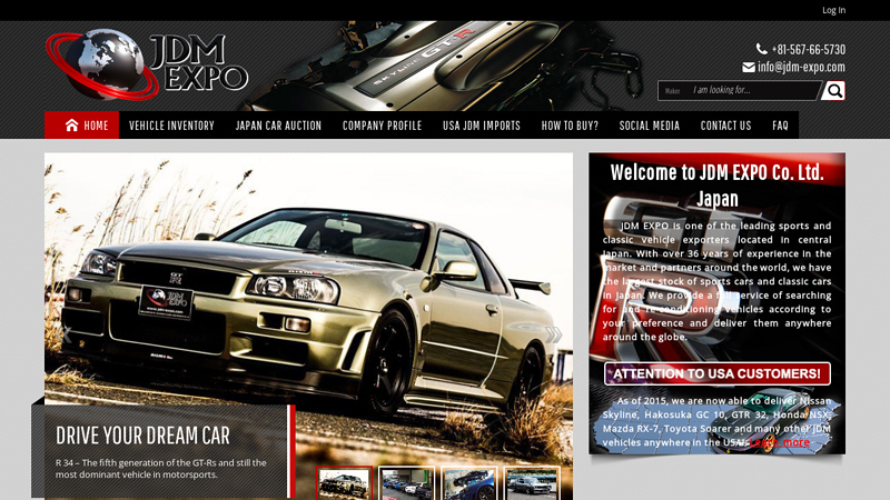 JDM EXPO - Best exporter of JDM skyline GTR to USA, Europe, Canada, Australia and more!