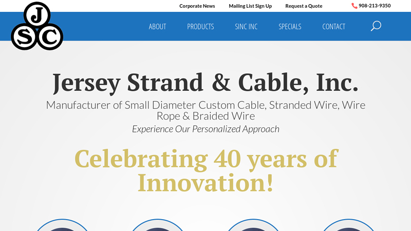 Jersey Strand & Cable, Inc. | Wire Rope | Wire Braids