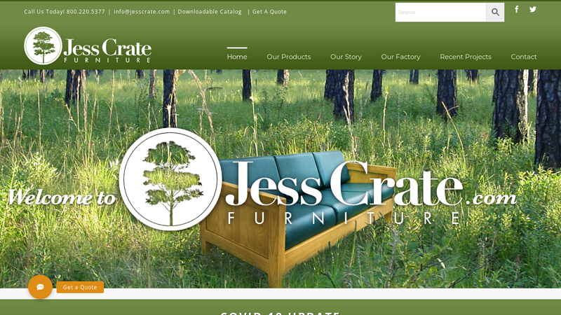 Jess Crate - Homepage - Solid Wood & Steel Furniture