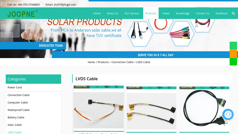 Image of China LVDS Cable Manufacturers Suppliers Factory