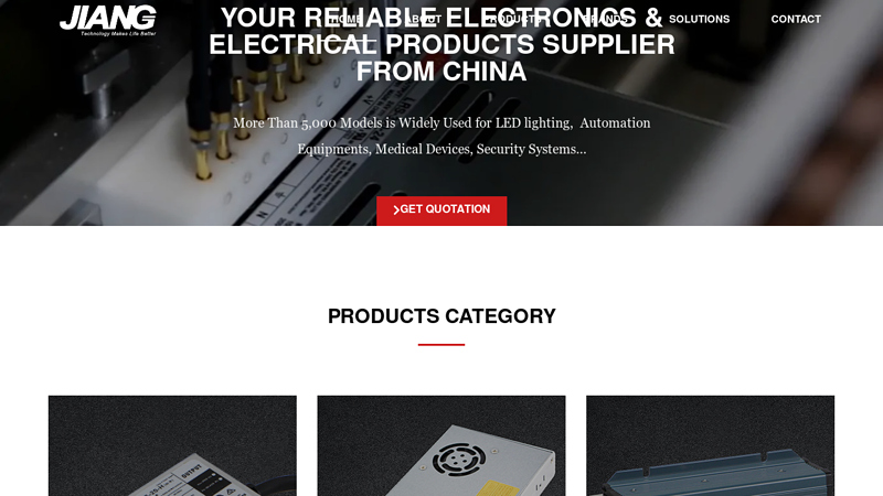 HOME - JIANG | Mean Well Power Supply & Electrical Products Distributor