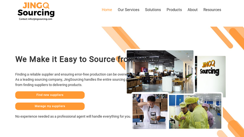 JingSourcing: China Sourcing Agent Trusted by 4000+ Clients.