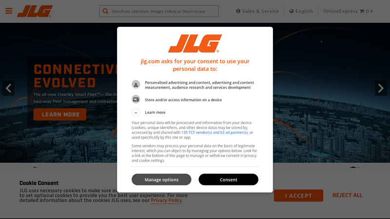 JLG Lift Equipment | Lift and Equipment Manufacturer | US and Canada