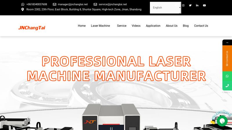 Laser engraving, laser cutting machine, laser welding machine, laser marking machine,JNCTLASER C JNChangTai , China leading laser cutter and engraver manufacturer,supply all kinds of CNC machines, laser welding machine, marking machine, cutting machine, laser engraving machine etc.