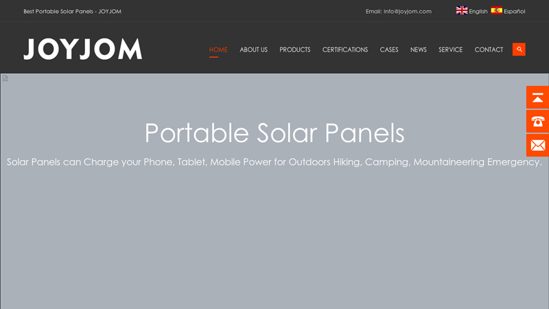 Portable Solar Panels, Solar Folding Outdoor Table, Solar Charger Panels - JOYJOM