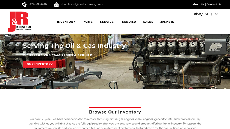 J&R Industrial Engine Service - Diesel and Gas Engines and Generators