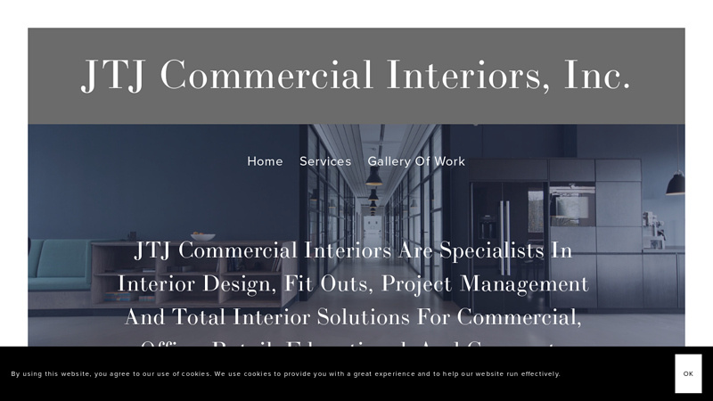 Commercial Interior Design and Installation | JTJ Commercial Interiors, Inc. - Installation of Acoustical Ceilings, Resilient Flooring, Carpeting, Tile, Wall Panels