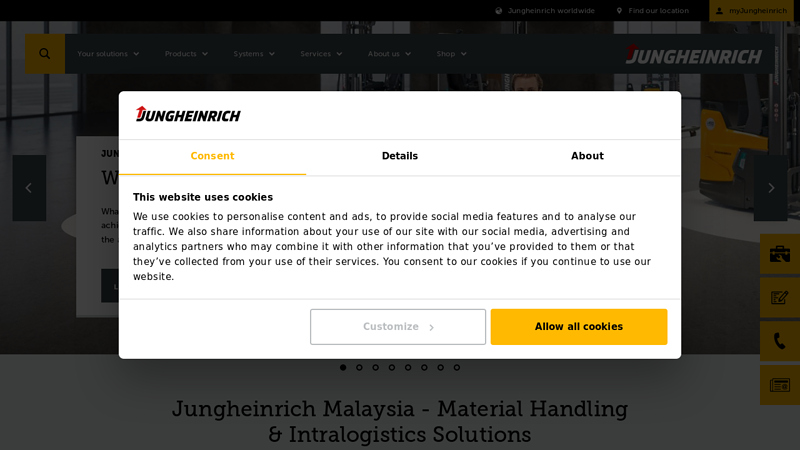 Jungheinrich: Material Handling & Intralogistics Solutions