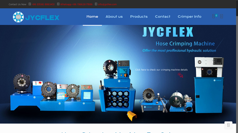 JYCFLEX | Hose Crimping Machine