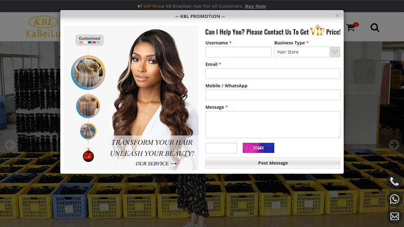 Wholesale Hair Vendors | KBL Hair