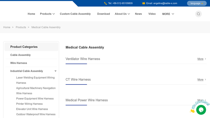 Image of Medical Cable Assembly