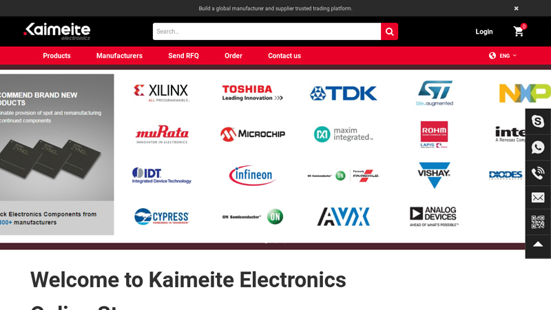 Buy Electronics Parts & Components | Free Shipping on Orders - Kaimeite