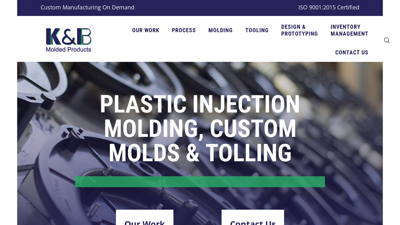 K&B Molded Products | K and B Plastic Molding Injection and Tooling