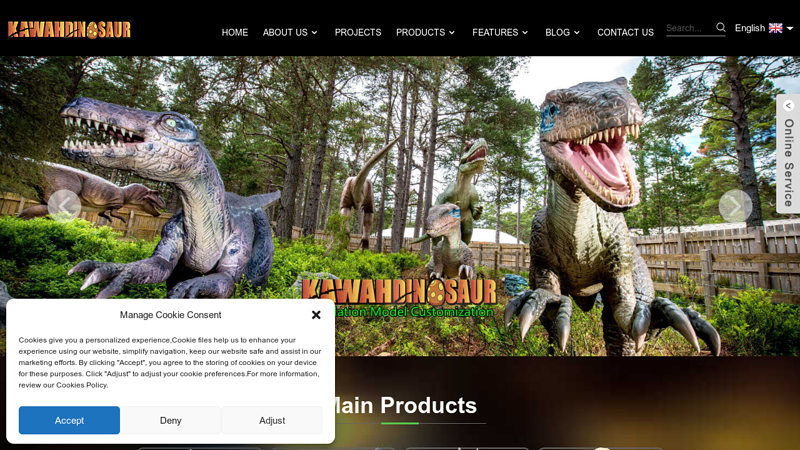 Animatronic Dinosaurs Manufacturer Expert | Kawah Dinosaur