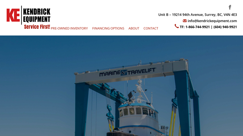 Kendrick Equipment | Boat Lifts, Marine Travelift, Shuttlelift, VacAll, H Barber, Delta, Vancouver, BC