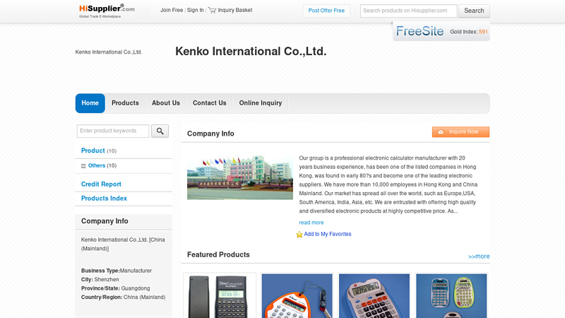 Image of China Calculator Manufacturer