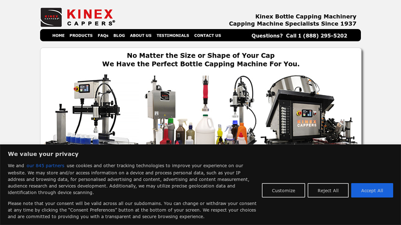 Capping Machines, Bottle Capping Machine, Cap Tighteners