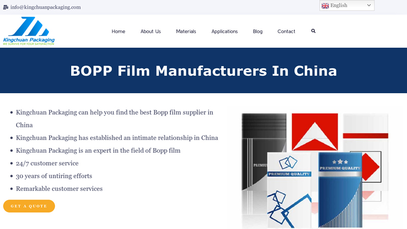 Image of Leading Plastic Film Supplier in China