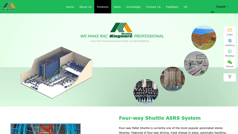 Image of China Customized Four-way Shuttle ASRS System Manufacturers, Suppliers ...