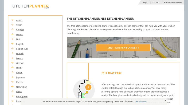 Kitchen Planner online - Free, no download and in 3D