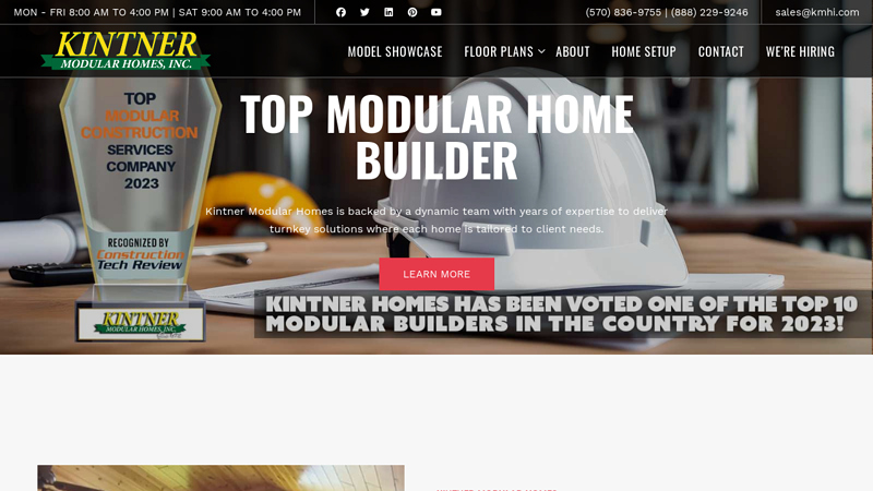 Kintner Modular Homes Builder, Pennsylvania Custom Home Contractor