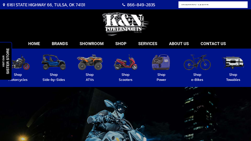 Yamaha, Tulsa | K&N Powersports | Motorcycles, ATVs, Side x Sides, E-Bikes, Scooters, RVs